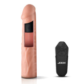 Funda Jock Enhancer Vibrating Silicone Penis Extension Sleeve with Remote Control
